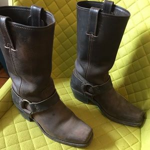 Frye motorcycle harness boots